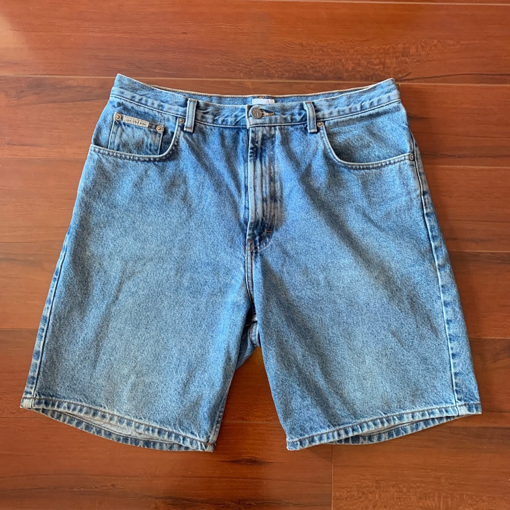 Vtg Calvin Klein Jeans Denim Stone Wash Shorts